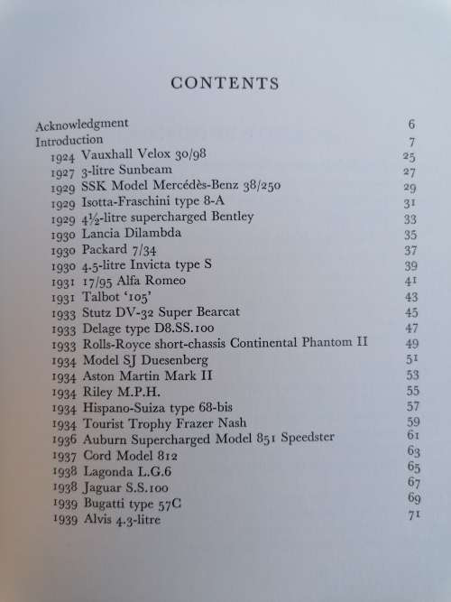 Classic Cars Book by J. R. Buckley