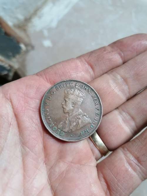 commonwealth of australia one penny 1921