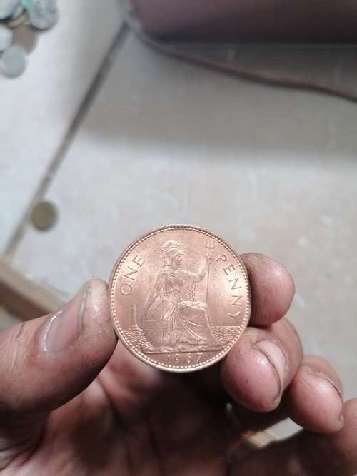 Nice condition 1967 one penny British