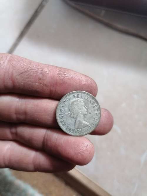 Australia shilling 1957 silver 0.500