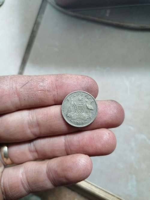 Australia sixpence 1946 silver 0.500