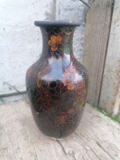 WOW AMAZING Chinese Enamel and Cloissane Vase