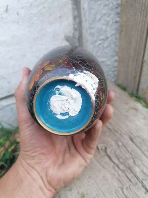 WOW AMAZING Chinese Enamel and Cloissane Vase