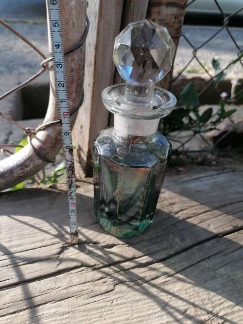 Vintage crystal perfume bottle