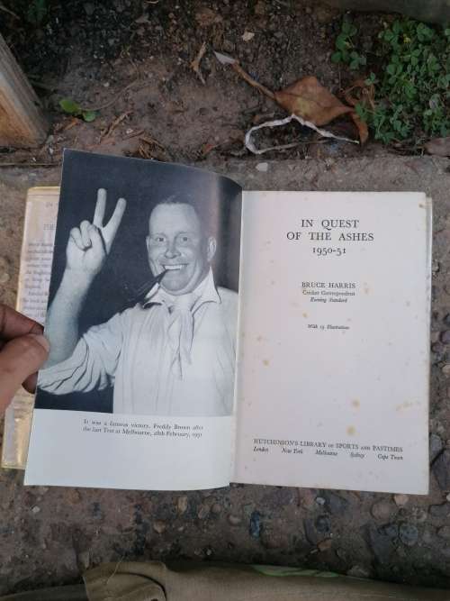 The quest of the ashes 1950-1951 first edition by Bruce Harris