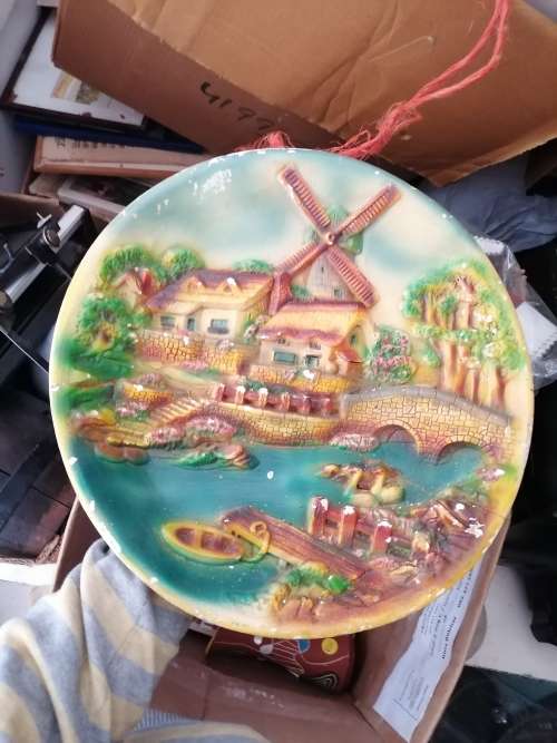 BOSSON`S CHALKWARE PLAQUE