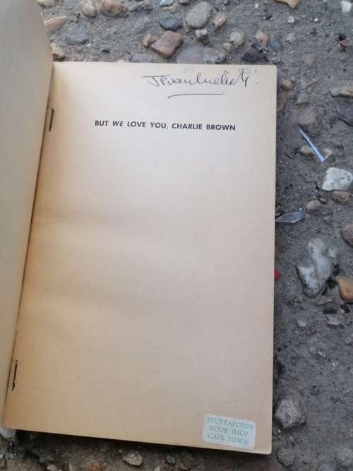 But we love you, Charlie Brown Book by Charles M. Schulz