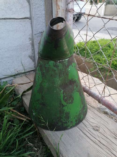 Large 5 liter Vintage Green Oil Can