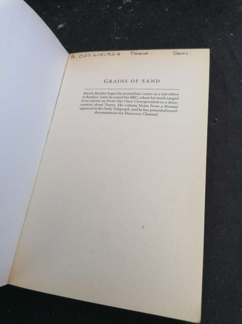 Grains of Sand Book by Martin Buckley
