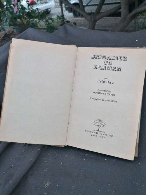 Brigadier to Barman Day, Eric 1958 first edition