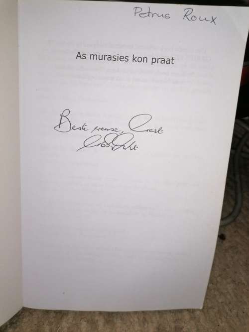 As Murasies Kon Praat: Ware Verhale Uit Namakwaland / Gert Sarrisam