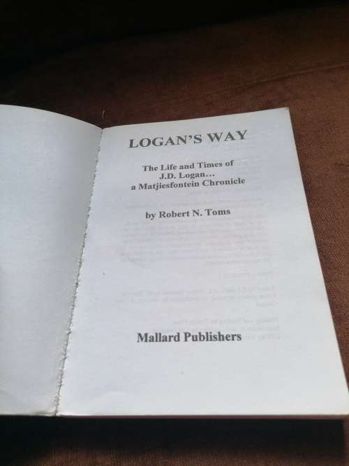 Logan`s Way by Robert N. Toms