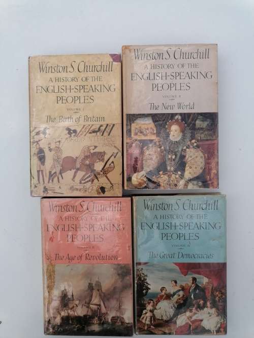 CHURCHILL A History of the English-speaking Peoples Vol 1, 2, 3, 4 1956.
