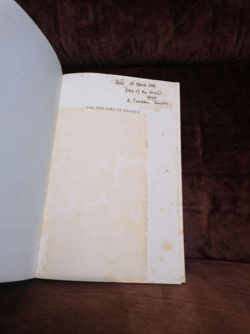 For the Sake of Silence Book by Michael Cawood Green