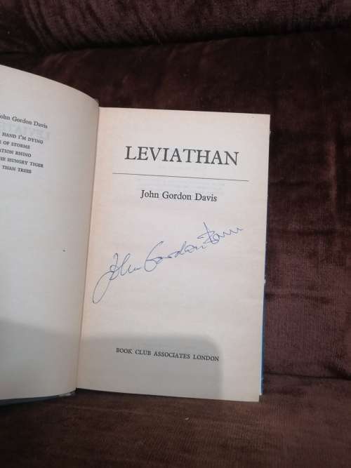 Leviathan by Davis, John Gordon Davis. Signed copy