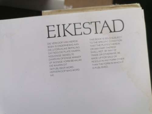 Eikestad. A collection of pen and wash drawings of Stellenbosch by Cora Coetzee.