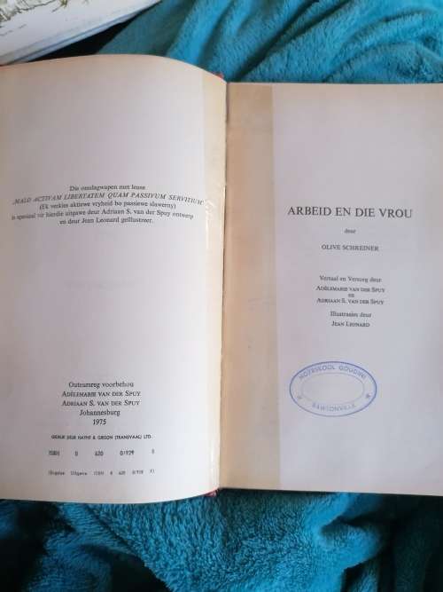Arbeid En Die Vrou  By: Schreiner, Olive