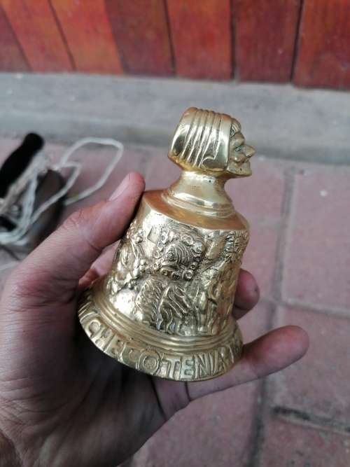 jacoves serke heft michecotena 1570 solid brass bell