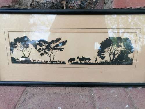 Lovely vintage carew rice linocut