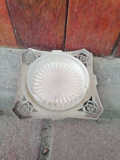Vintage Silver Plate Butter Dish