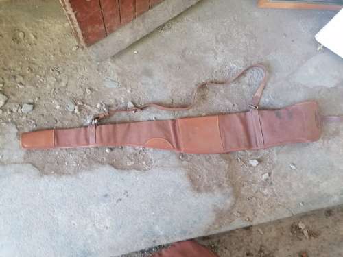 Vintage Leather rifle Slip Case