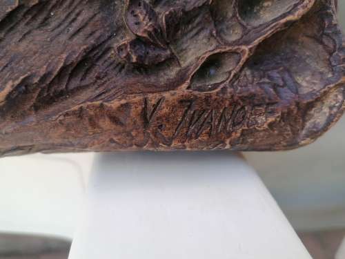 SYROCO` WOOD GROOT TREK EEUFEES COMMEMORATIVE PLAQUE BY V. IVANHOFF