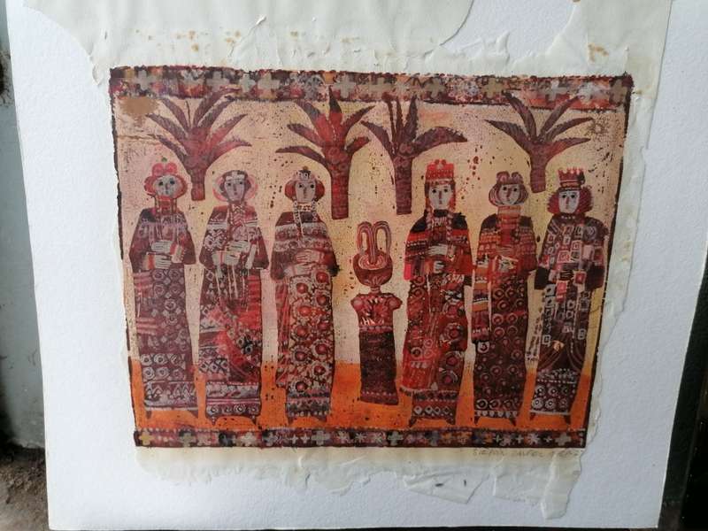STEPAN ZAVREL (1932 - 1999) FAMOUS CZECH ARTIST - ORIGINAL NUMBERED HAND PAINTED LITHOGRAPH