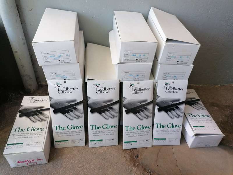 The leadbetter collection left hand golf gloves. Bid per glove. Inquire the size you need