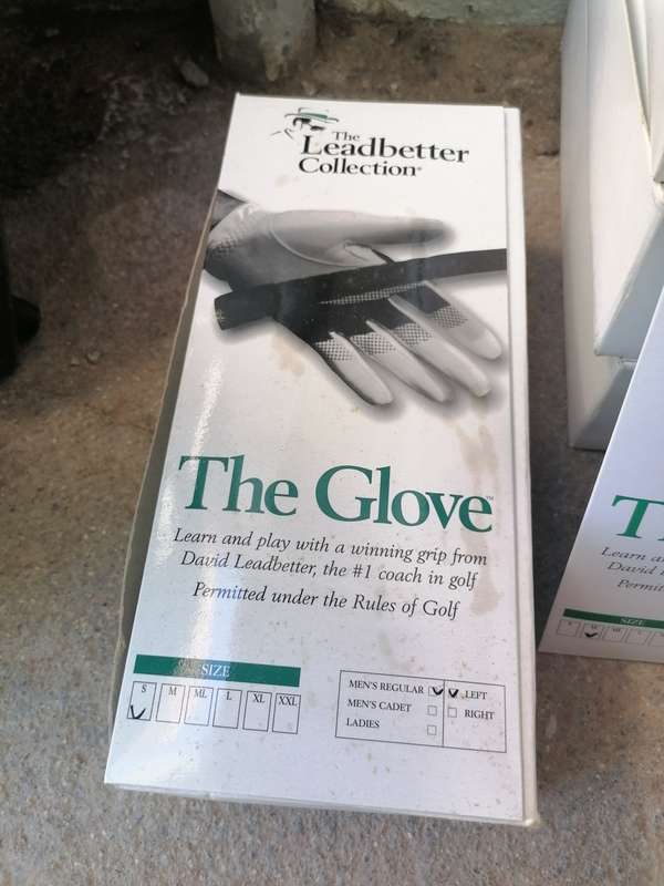 The leadbetter collection left hand golf gloves. Bid per glove. Inquire the size you need