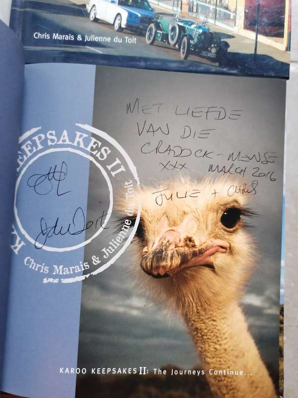 Karoo Keepsakes 1 & 2 signed copies