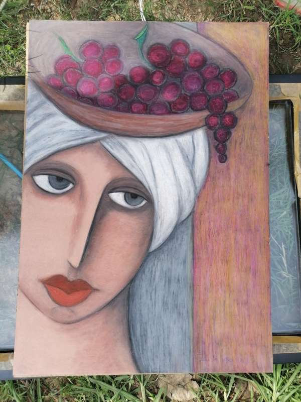 Christa de Kock pastel