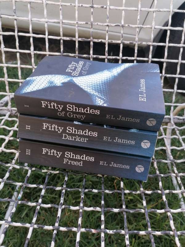 Fifty shades of grey book set.