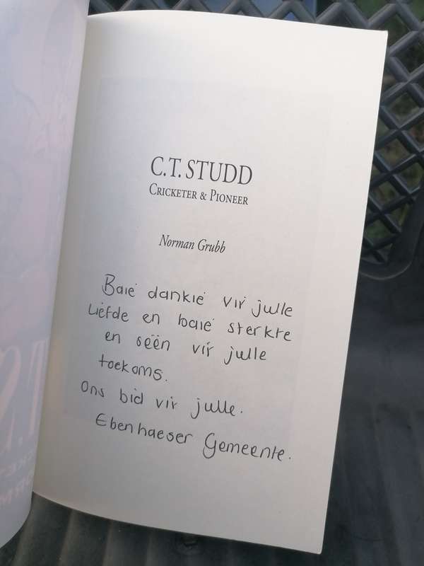 C.T STUDD BY NORMAN GRUBB