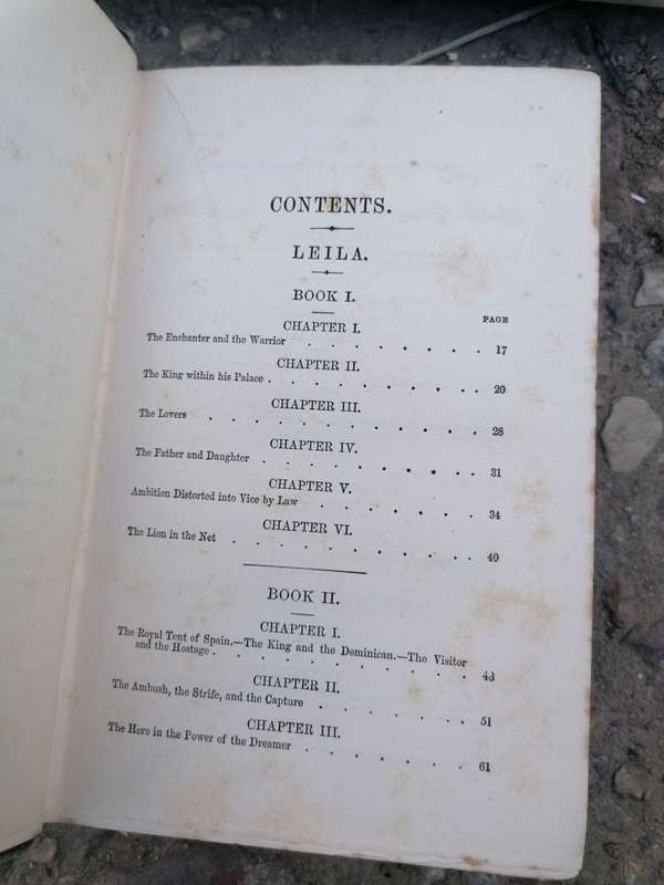 Leila: Or the Siege of Granada, Calderon the Courtier,and the Pilgrims of the Rhine Lord Lytton 1878