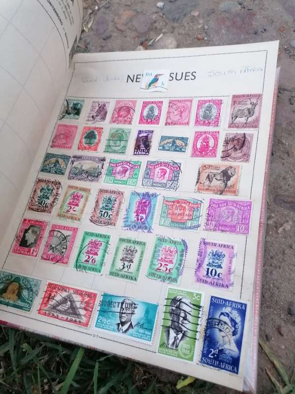 Vintage stamp book