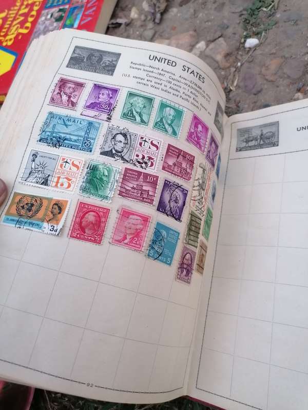 Vintage stamp book