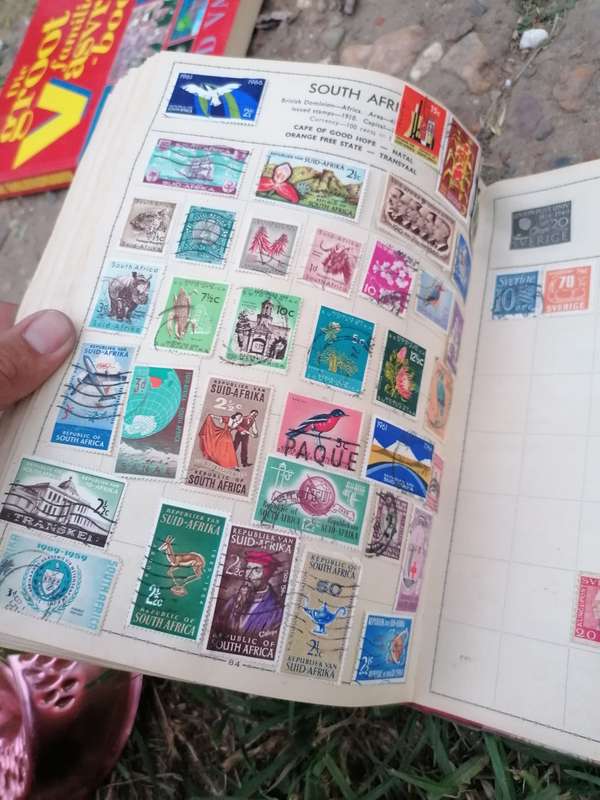 Vintage stamp book