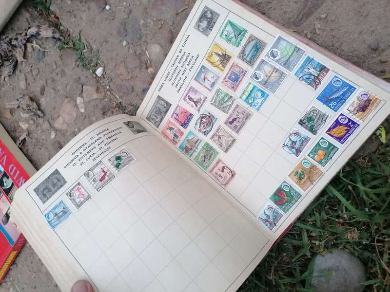 Vintage stamp book