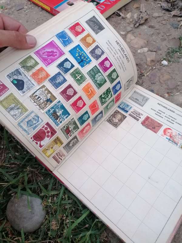 Vintage stamp book