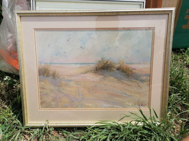 Original frames paint signed Helen.