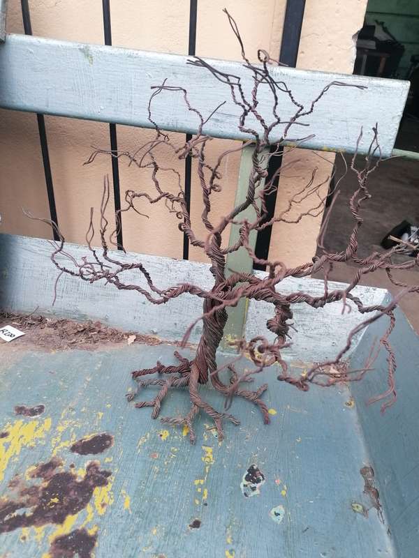Stunning wire tree.