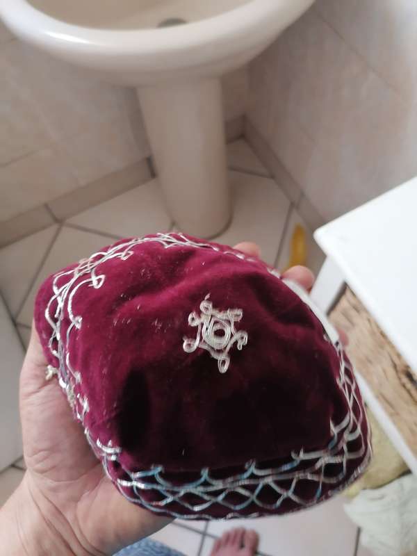 Vintage Jewish Kippah Yarmulke Skull Cap made in Israel