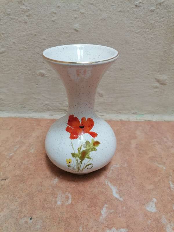 KERNEWEK GOONHAVERN  POTTERY CORNWALL  `POPPY DESIGN`