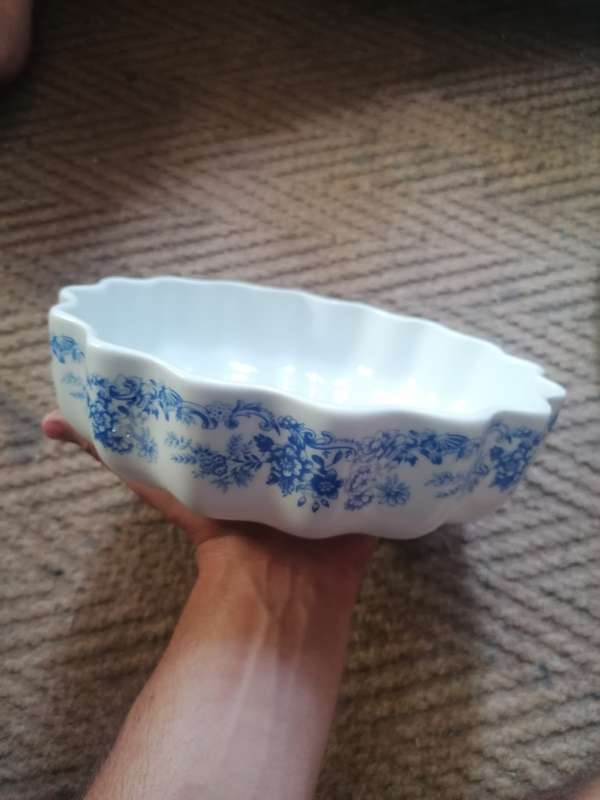Rare find REAL CALORAMA - molds, for soufflés and pudding, in porcelain