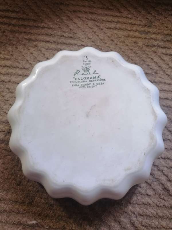 Rare find REAL CALORAMA - molds, for soufflés and pudding, in porcelain