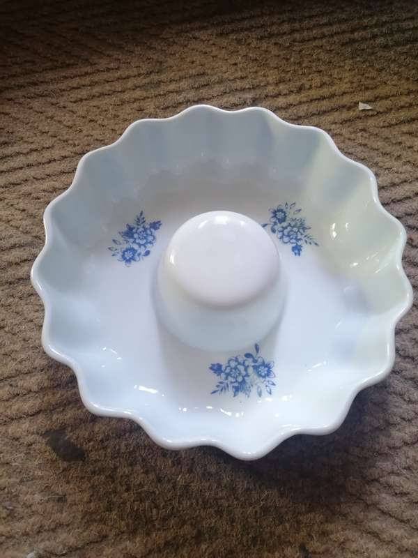 Rare find REAL CALORAMA - molds, for soufflés and pudding, in porcelain