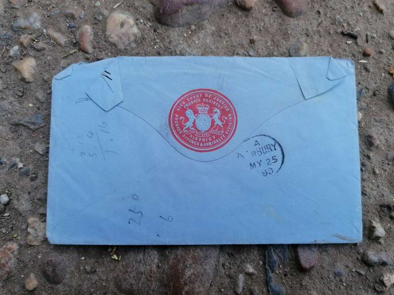 Rare find a envelope with old `HIGH COURT OF JUSTICE SEAL