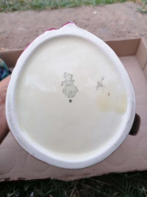 Need repair on one side Royal Doulton Toby Jug Mug -  Sam Weller