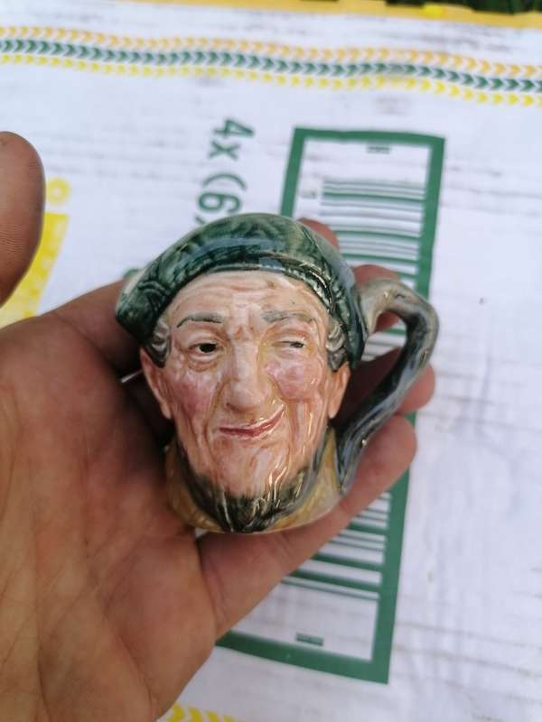 Mini Royal Doulton Vintage Auld Mac Character Toby Jug