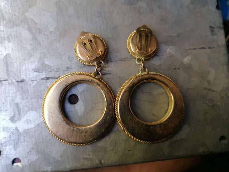 Vintage Italian micro-mosaics earrings